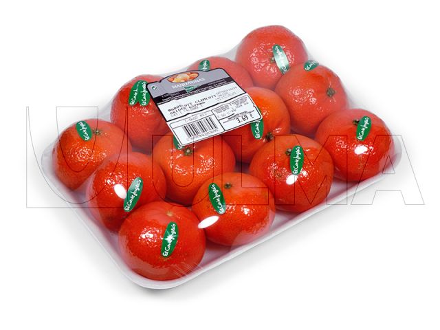 Download Mandarin tray packaging in stretch film — ULMA Packaging